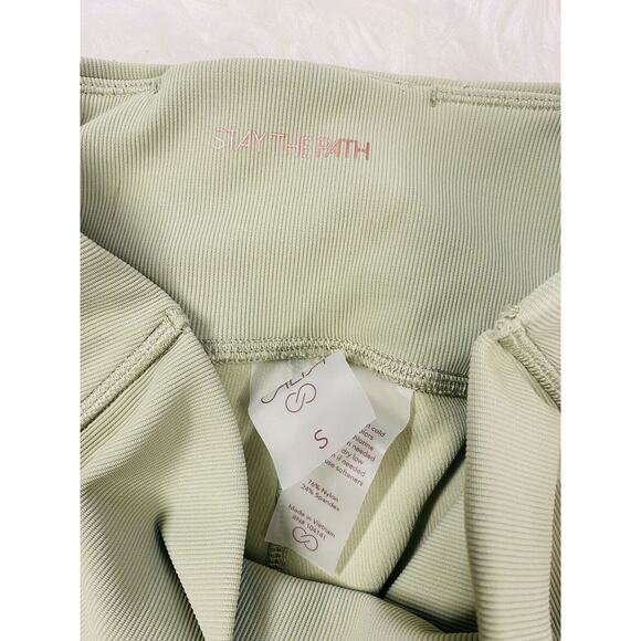 Calia By Carrie Ribbed Textured Energize Mid Rise Sz S Leggings Stay The Path - Picture 6 of 6